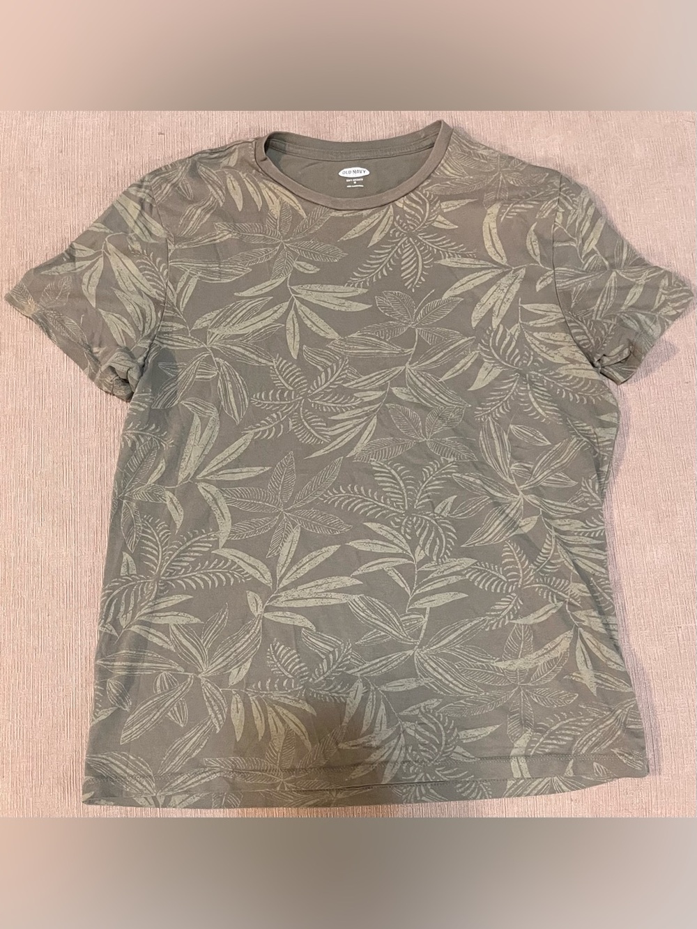 Old Navy Olive Green Soft-Washed Tee